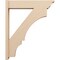 Ekena Millwork 8-in W x 38-in D x 46-in H Balboa Trad Rough Cedar Woodgrain TimberThane Outlooker, Primed Tan OUTUR080X38X46BOA04RCPR - alternate 5